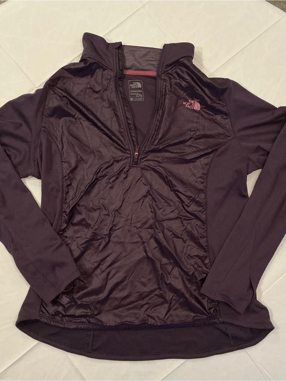 The North Face Women's FlashDry Jacket in Plum with Pink Accents